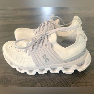 On Running Women's White Running Shoes